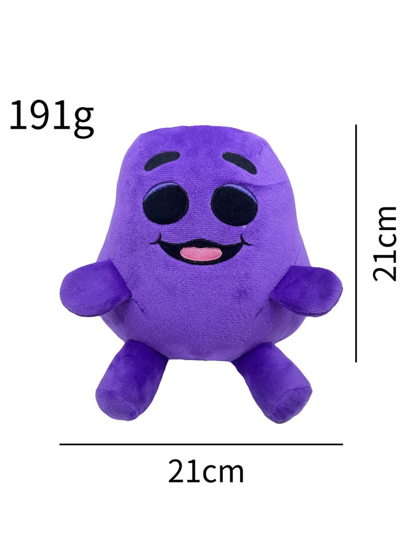 New GRIMACE Yellow Hat McDonald's Plush Toy Doll Doll