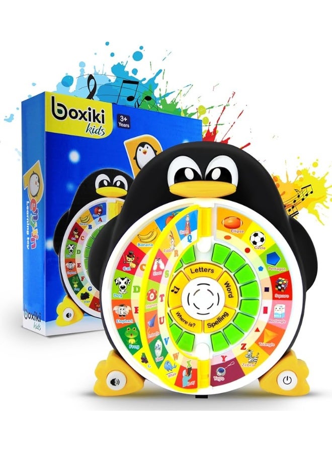 Penguin Power ABC Learning  Educational Toys for Preschoolers  Preschool Learning Activities Toys to Learn ABCs Words Spelling Shapes Quiz  Songs  Learning Toys for 3 Year Olds Boys and Girls
