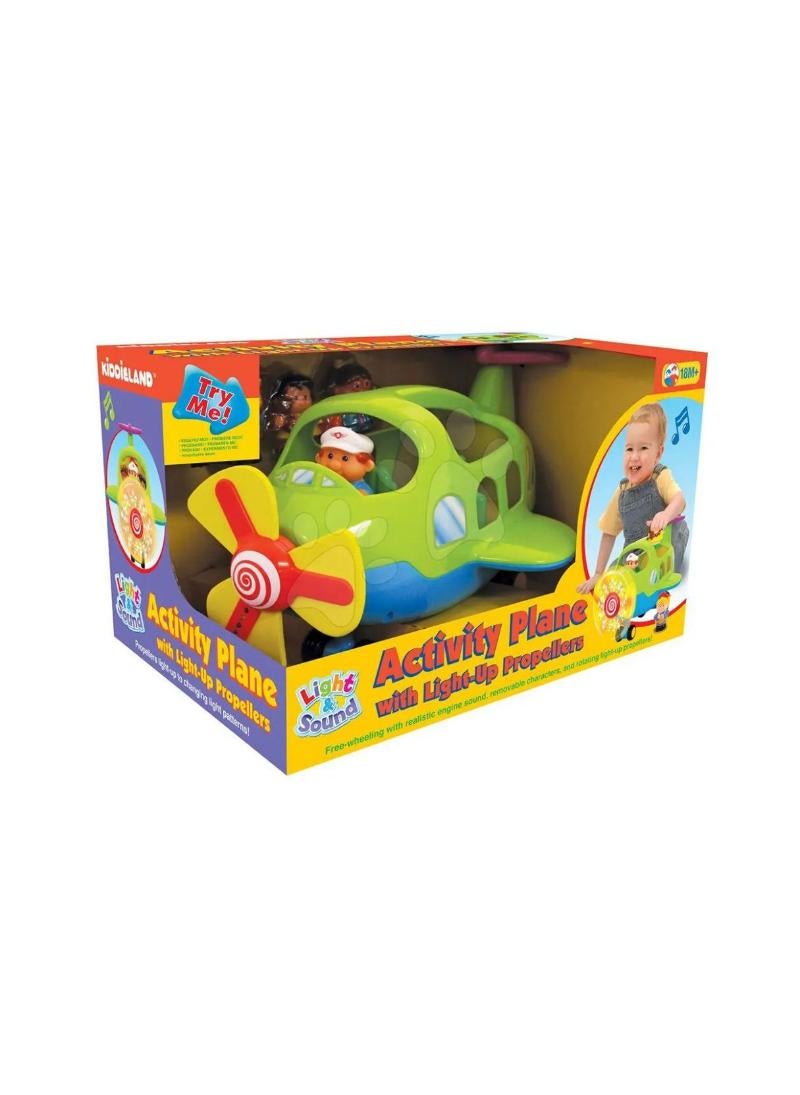 Kiddieland – Activity Plane With Light Up Propeller