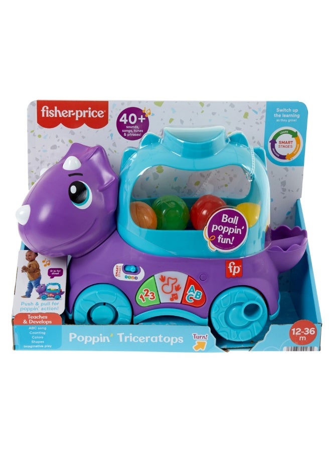 Fisher-Price Poppin' Triceratops Musical Learning Toy