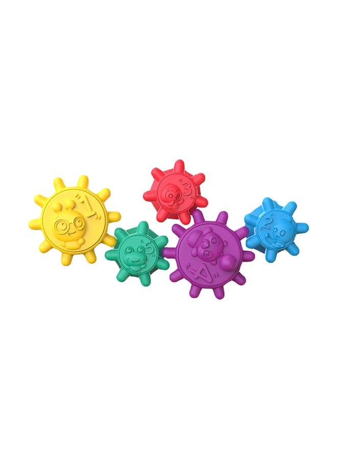 Gears Of Discovery Suction-Cup Sensory Toy (5 Pieces)