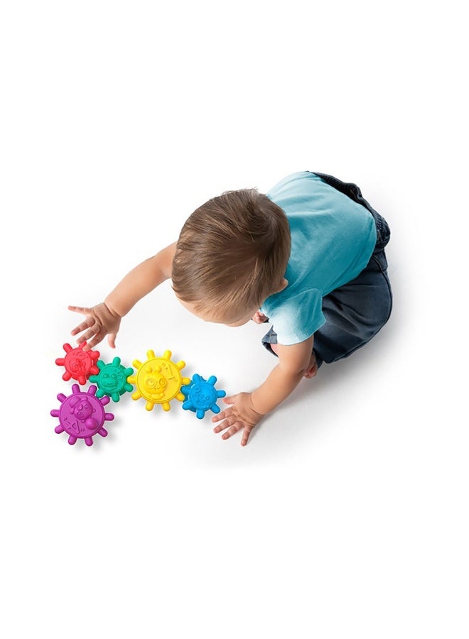 Gears Of Discovery Suction-Cup Sensory Toy (5 Pieces)