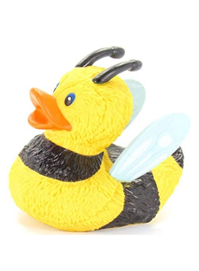 Wild Republic Rubber Duck, Bee, Gift for Kids, Great Gift for Kids and Adults, 4 inches, Bright Yellow