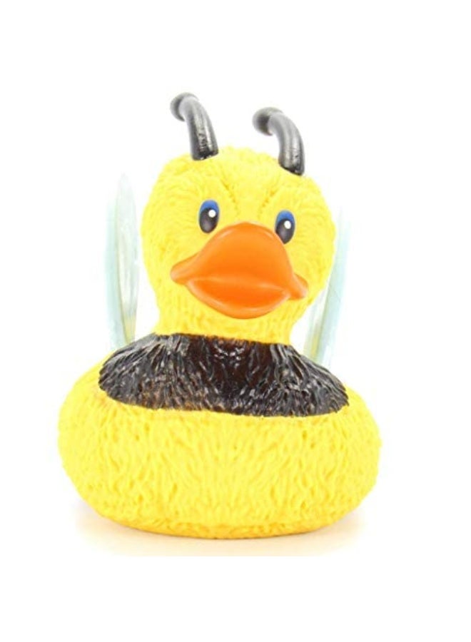 Wild Republic Rubber Duck, Bee, Gift for Kids, Great Gift for Kids and Adults, 4 inches, Bright Yellow