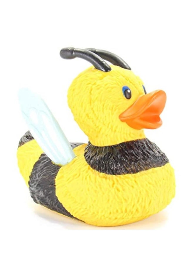 Wild Republic Rubber Duck, Bee, Gift for Kids, Great Gift for Kids and Adults, 4 inches, Bright Yellow
