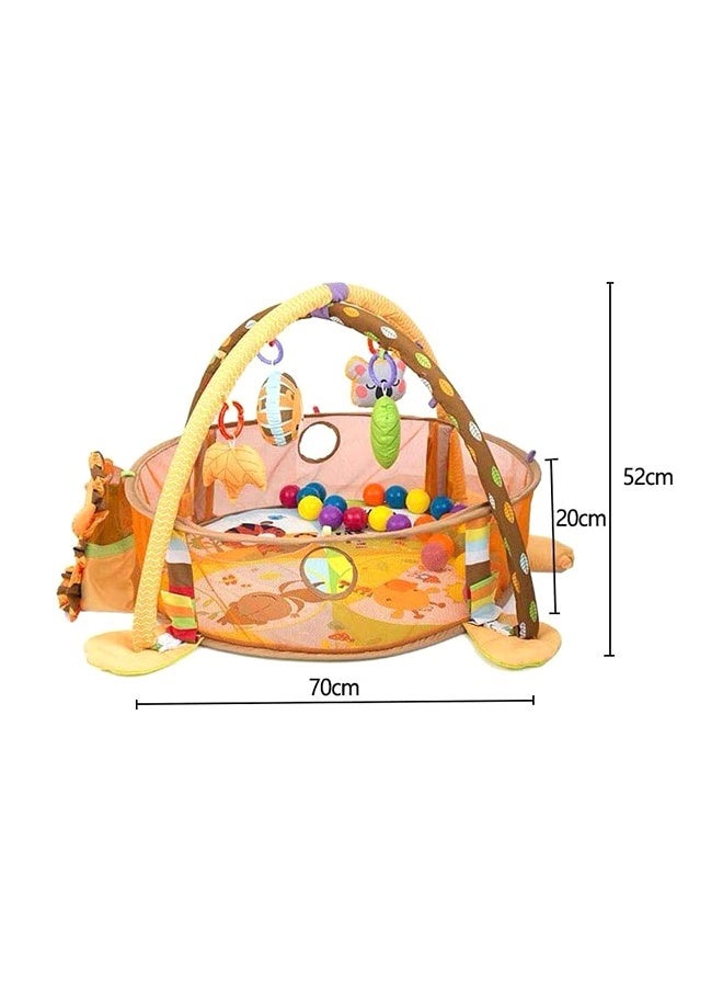 Portable Foldable Unique Design Activity Gym And Ball Pit Play Mat For Toddler 61x50x10cm