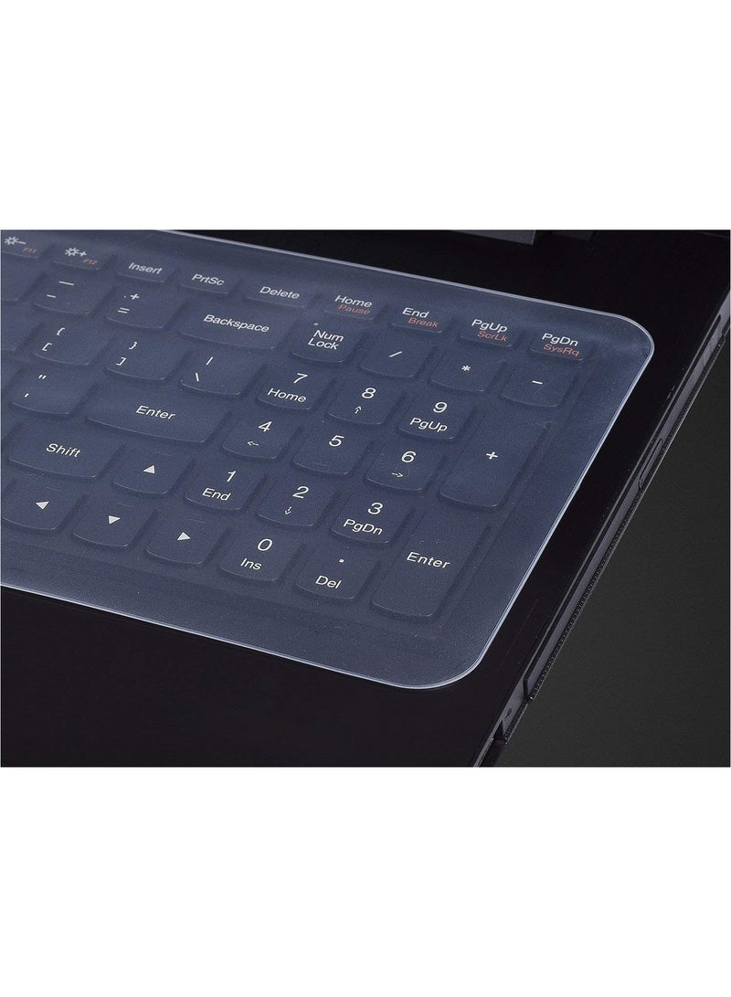 Universal Silicone Keyboard Protector Skin for 15.6-inch Laptop