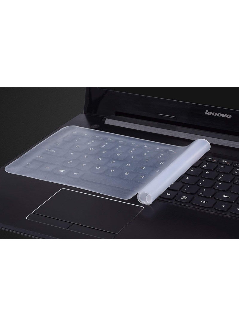 Universal Silicone Keyboard Protector Skin for 15.6-inch Laptop