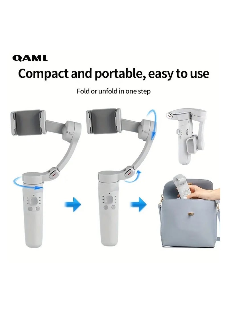 3-Axis Mobile Phone Stabilizer Smart Handheld Gimbal for Video and Vlogging for iPhone/Xiaomi/Samsung