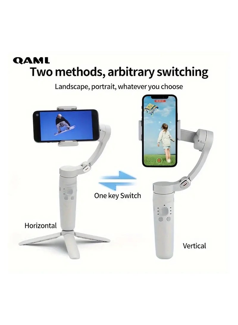 3-Axis Mobile Phone Stabilizer Smart Handheld Gimbal for Video and Vlogging for iPhone/Xiaomi/Samsung