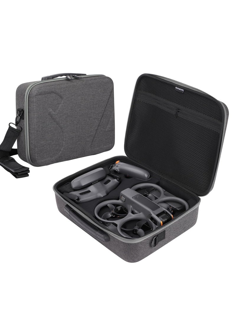 Avata 2 Carrying Case Portable Travel Bag for DJI Avata 2 Fly More Combo, Hard Shell Storage Case for DJI Avata 2, Goggles 3, RC Motion 3 Controller Accessories