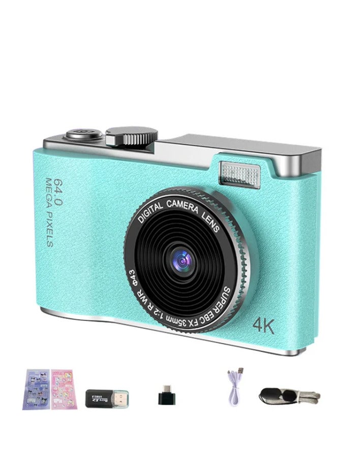 LK003 2*4 Inch Dual-lens 4K HD CCD Camera Retro Kids Camera