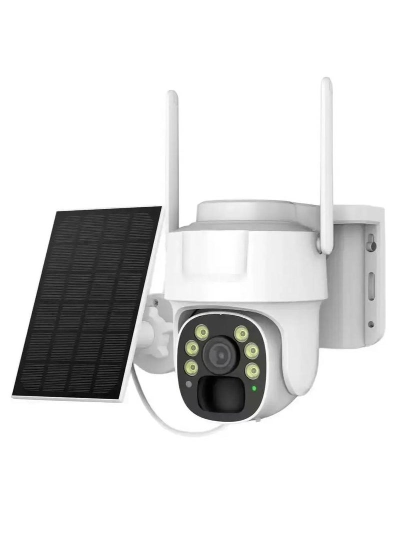 New Solar CCTV Camera | 10x Dual Lens Zoom, IP65 Waterproof, Two-Way Audio, PIR Motion Detection, PTZ, and Remote App Control