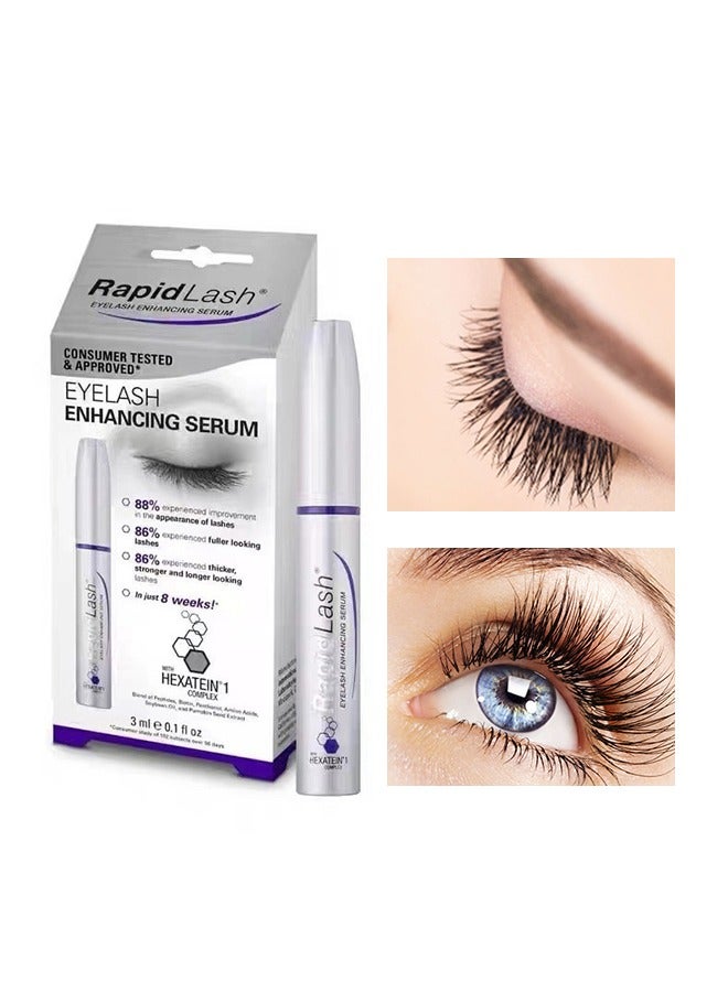 Eyelash Enhancing Serum - With Hexatein 1 Complex, Promotes Appearance of Longer And Thicker Eyelashes,Eradicates Signs of Fatigue And Illuminates The Eye Area,Can Easily Be Worn Alone or Under Makeup