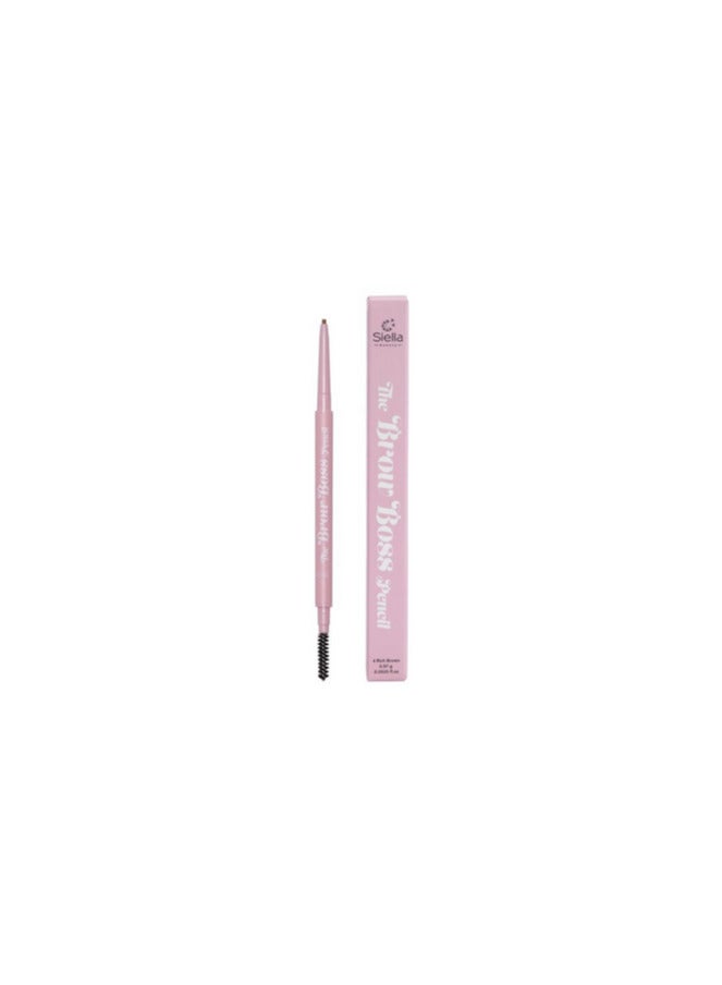 Siella Beauty The Brow Boss Pencil 4 Rich Brown