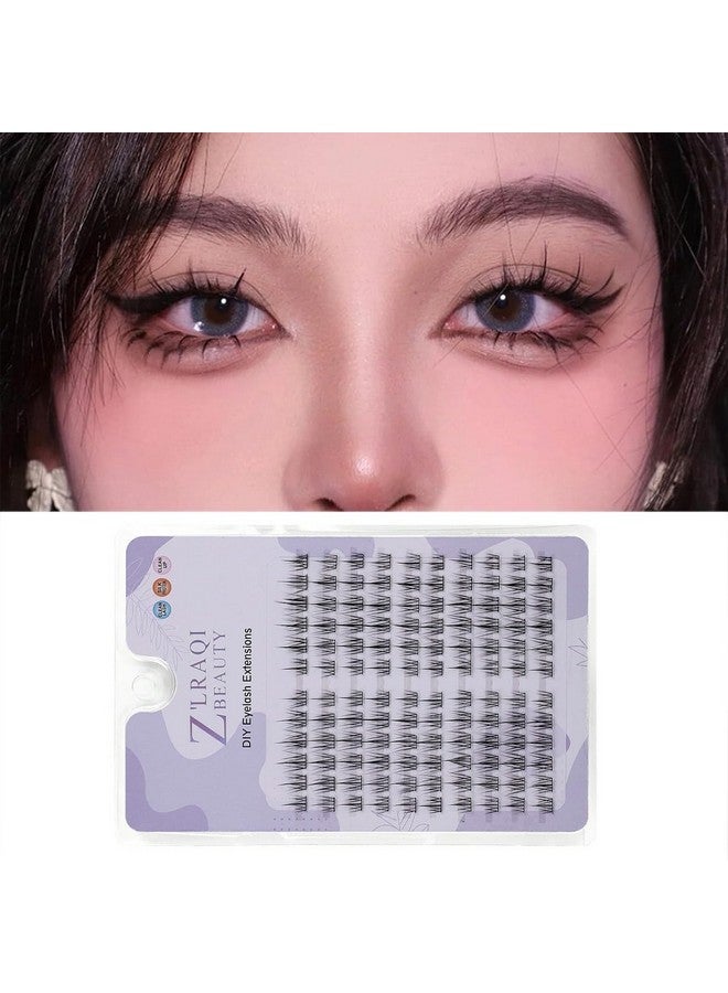 ® 120Pcs Lash Clusters Diy Eyelash Extensions For Women, Cluster Lashes Wispy False Eyelashes 9-11Mm Mixed, Natural Long Individual Flare Lashes Cluster False Eyelashes