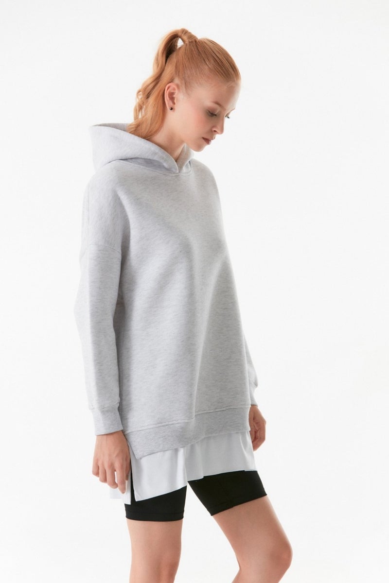 Basic Hooded Oversize Sweatshirt