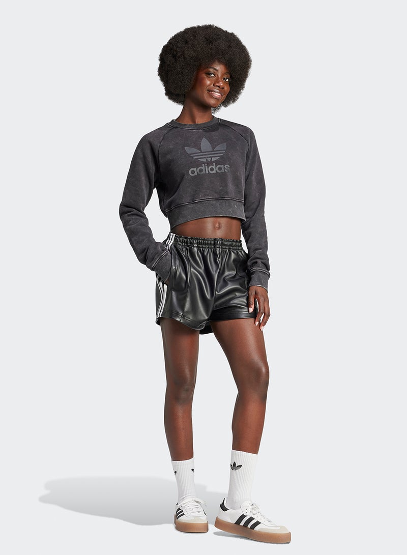 Croppred Trefoil Sweatshirt