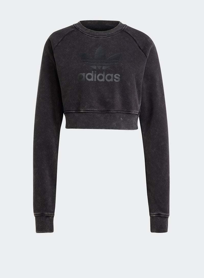 Croppred Trefoil Sweatshirt