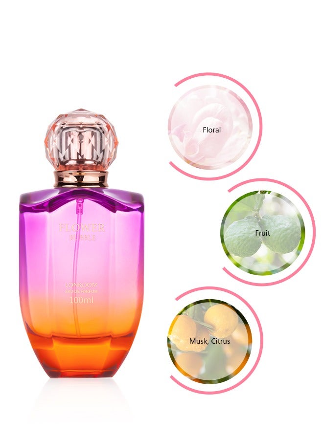 LONKOOM Flower Bubble EDT For Women 100ML