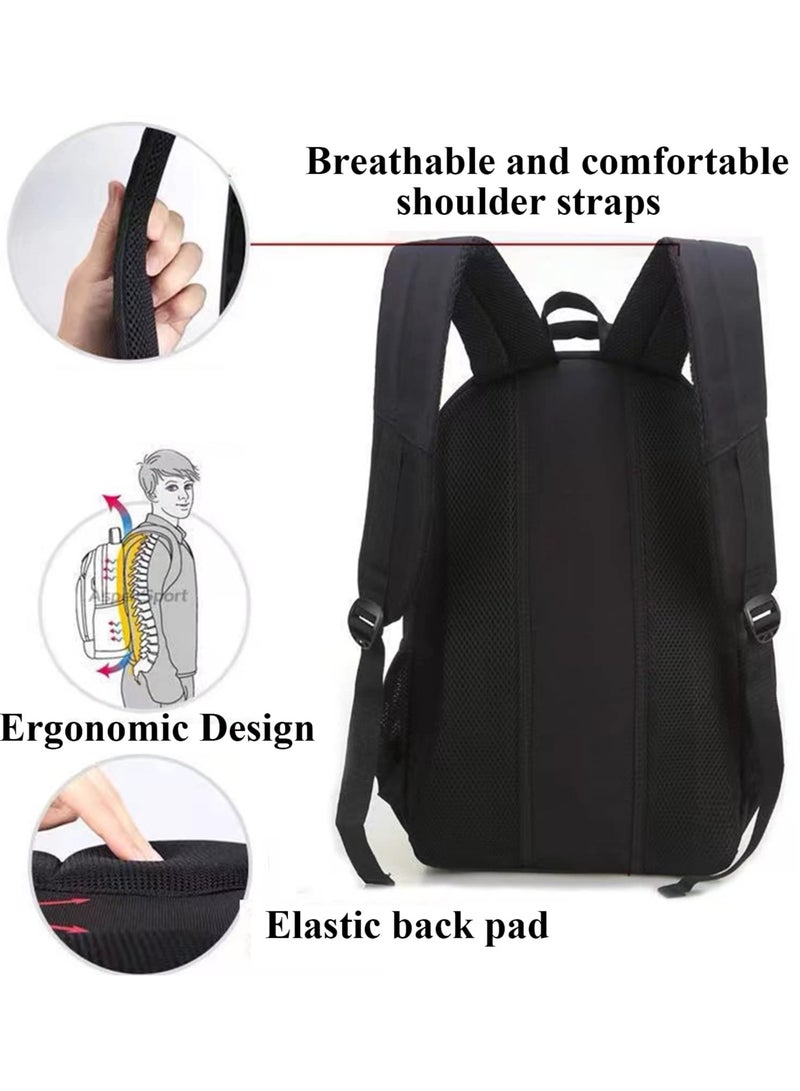 Laptop Backpack for Men & Women Business Travel Backpack with Usb Charging Port College School Computer Backpack Fits 15.6 Inch Laptop Notebook