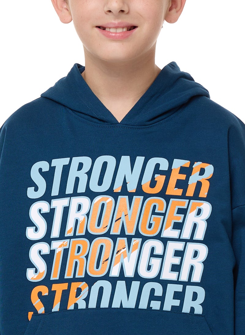 Boys' Hoodie  (8-14yrs) Navy