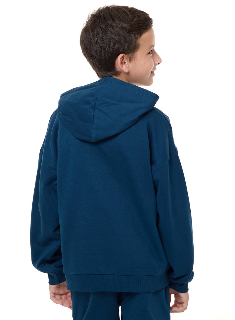 Boys' Hoodie  (8-14yrs) Navy