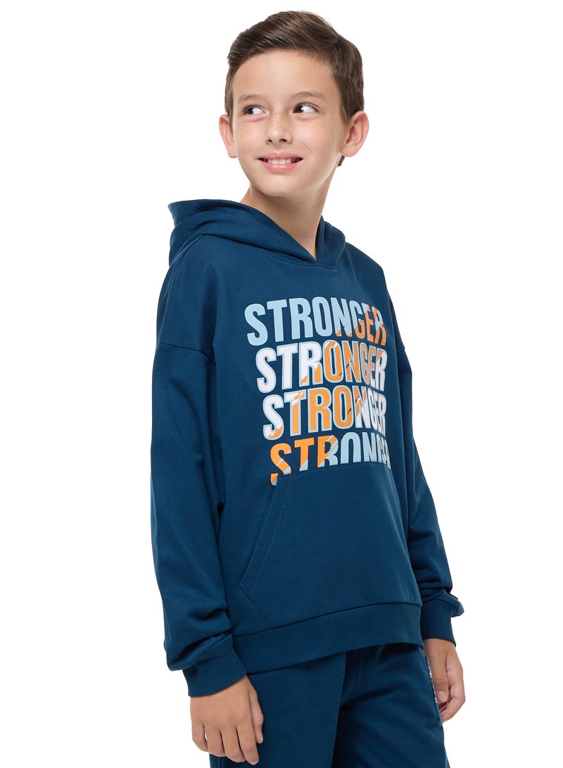 Boys' Hoodie  (8-14yrs) Navy