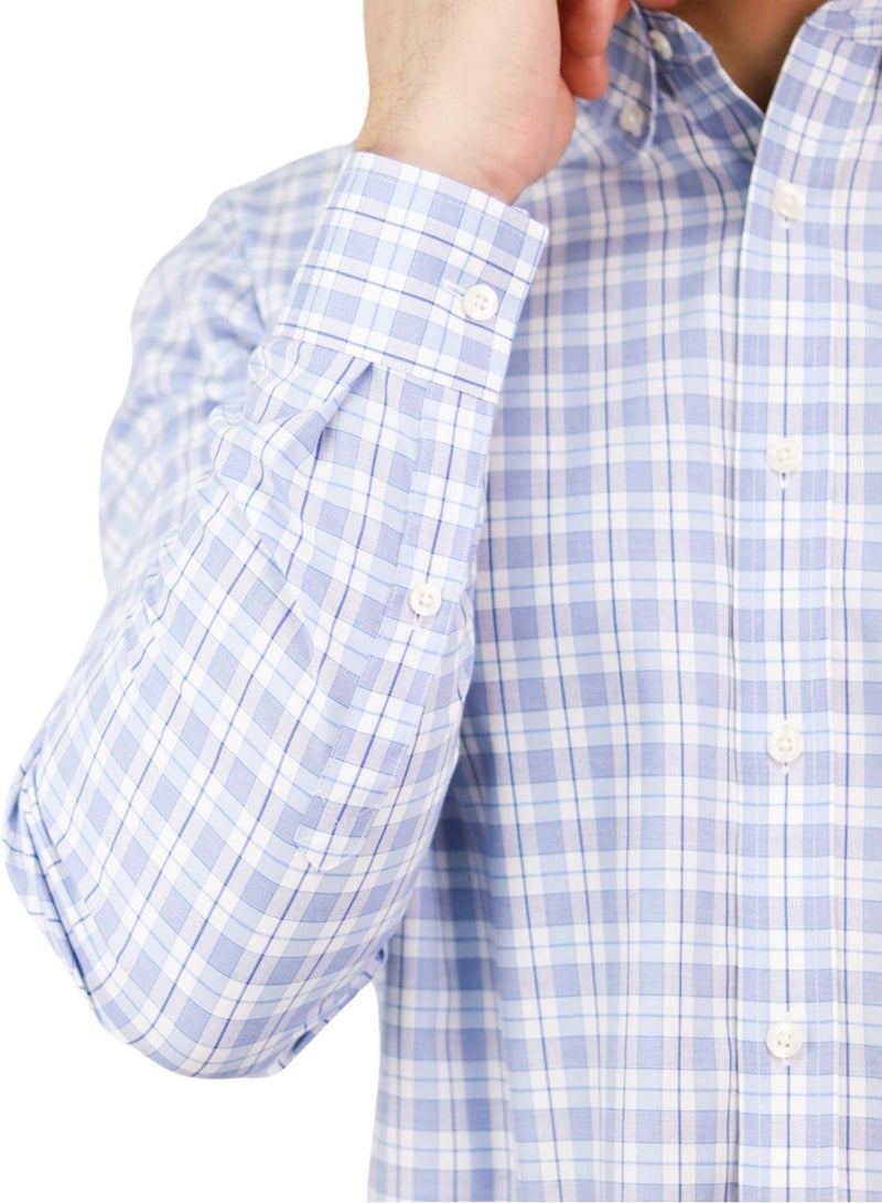 Men's Wrinkle-Free Shirt Blue