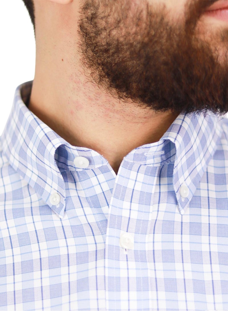 Men's Wrinkle-Free Shirt Blue
