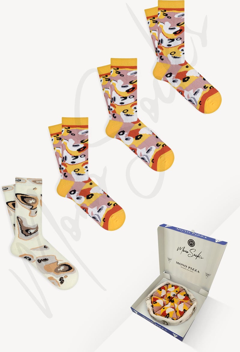 Capricciosa - 4-Piece Women's Pizza Socks