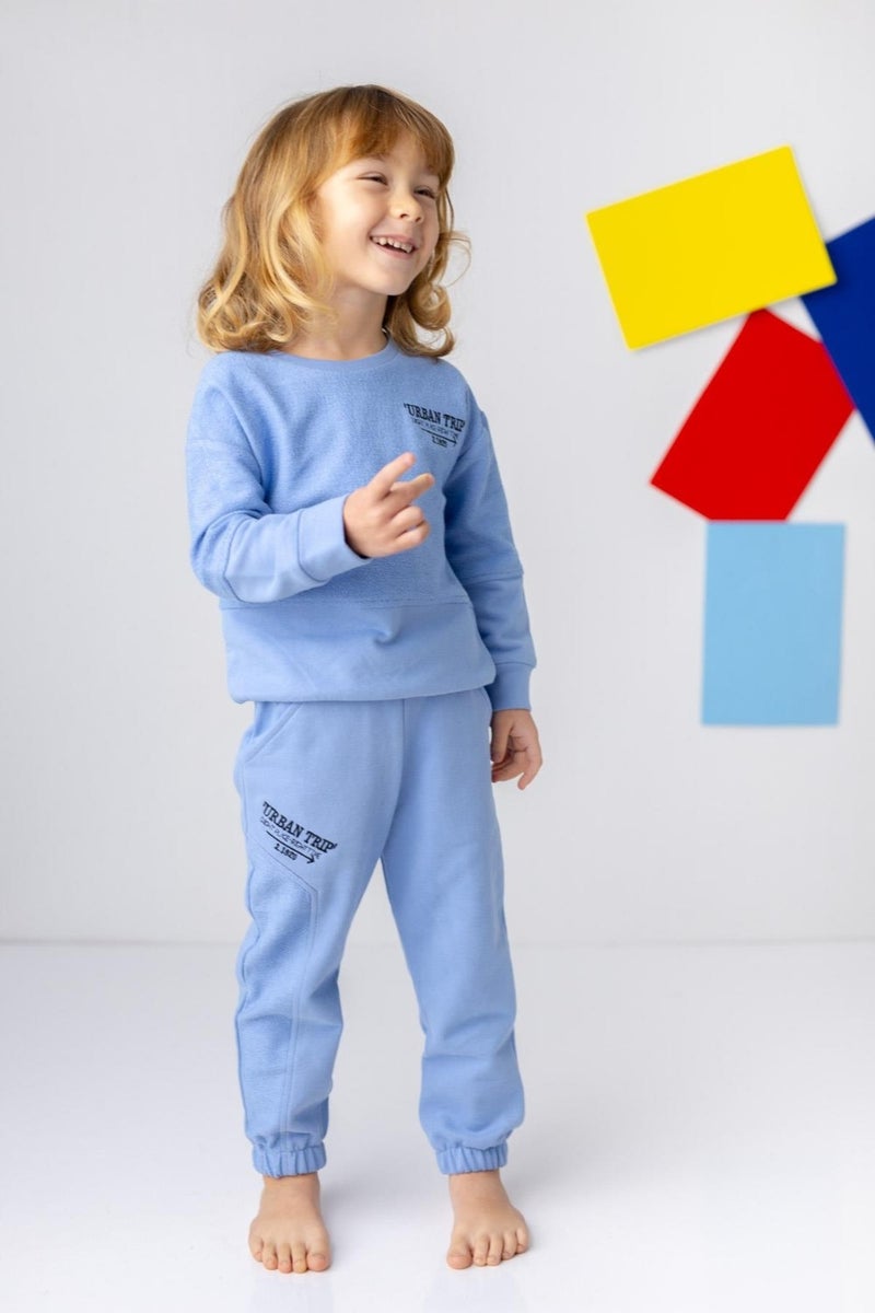 Boy's Embroidered Detailed Tracksuit