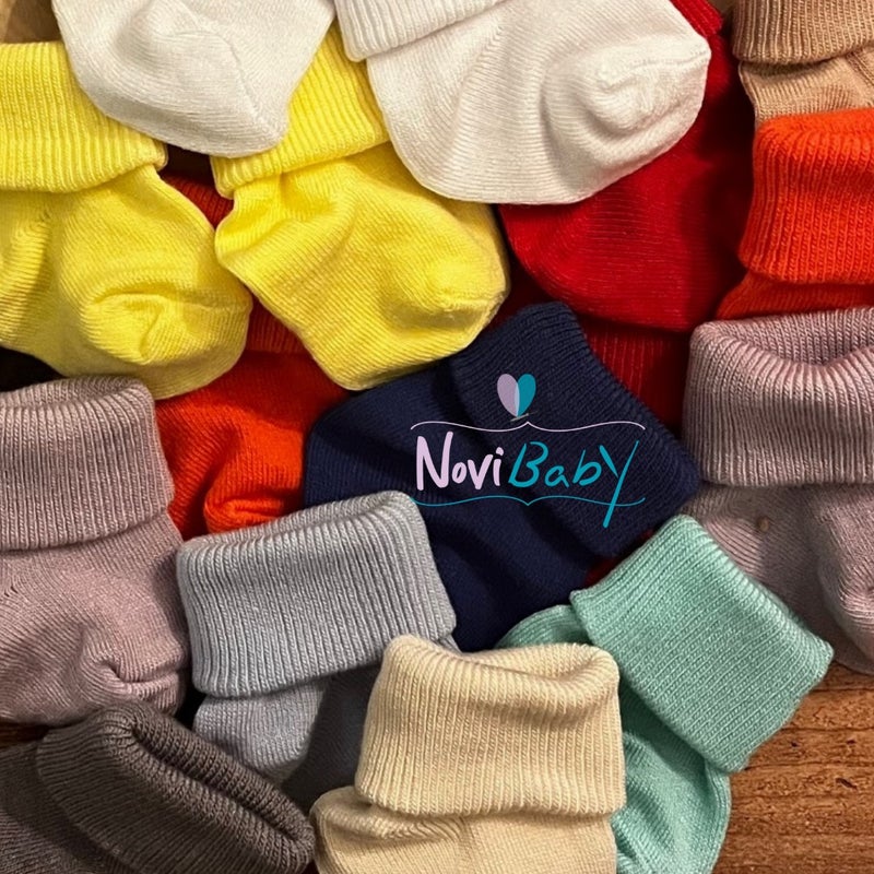 12 Pack Bamboo Newborn Baby Socks I Baby Boy I Baby Boy Socks