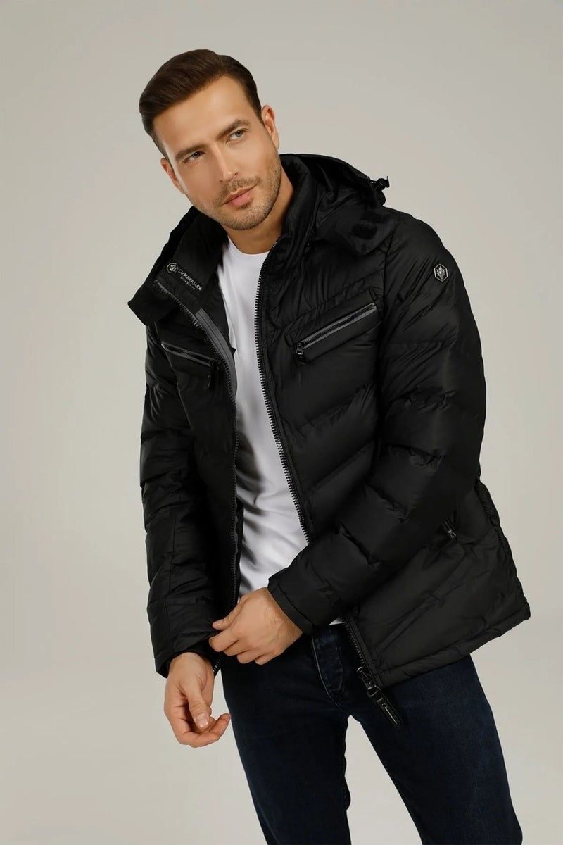 Everest Coat Men's Puffer Jacket Black V1