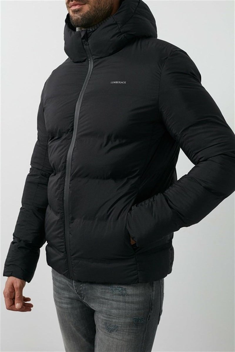 Nolan Coat Men's Puffer Jacket Parka Black V18