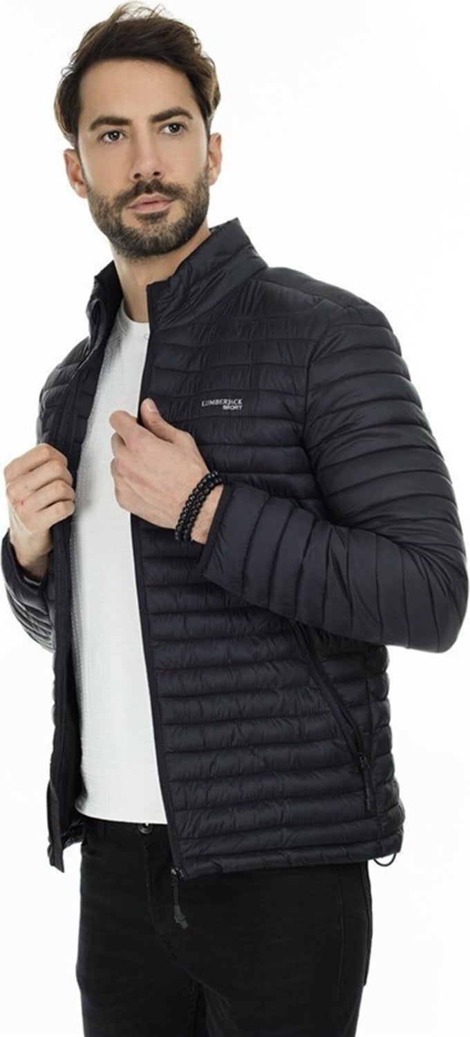 Perry Coat Men's Puffer Jacket Black V5