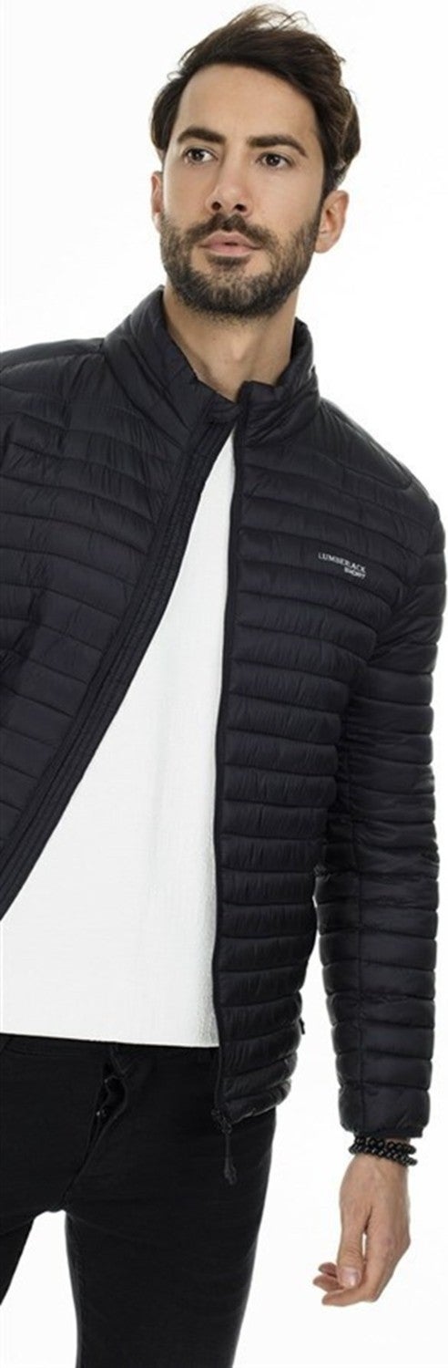 Perry Coat Men's Puffer Jacket Black V4