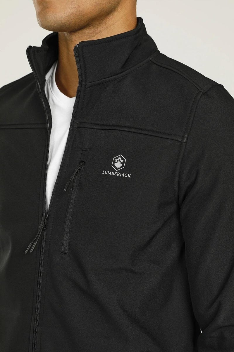 Track Top Men's Black Jacket