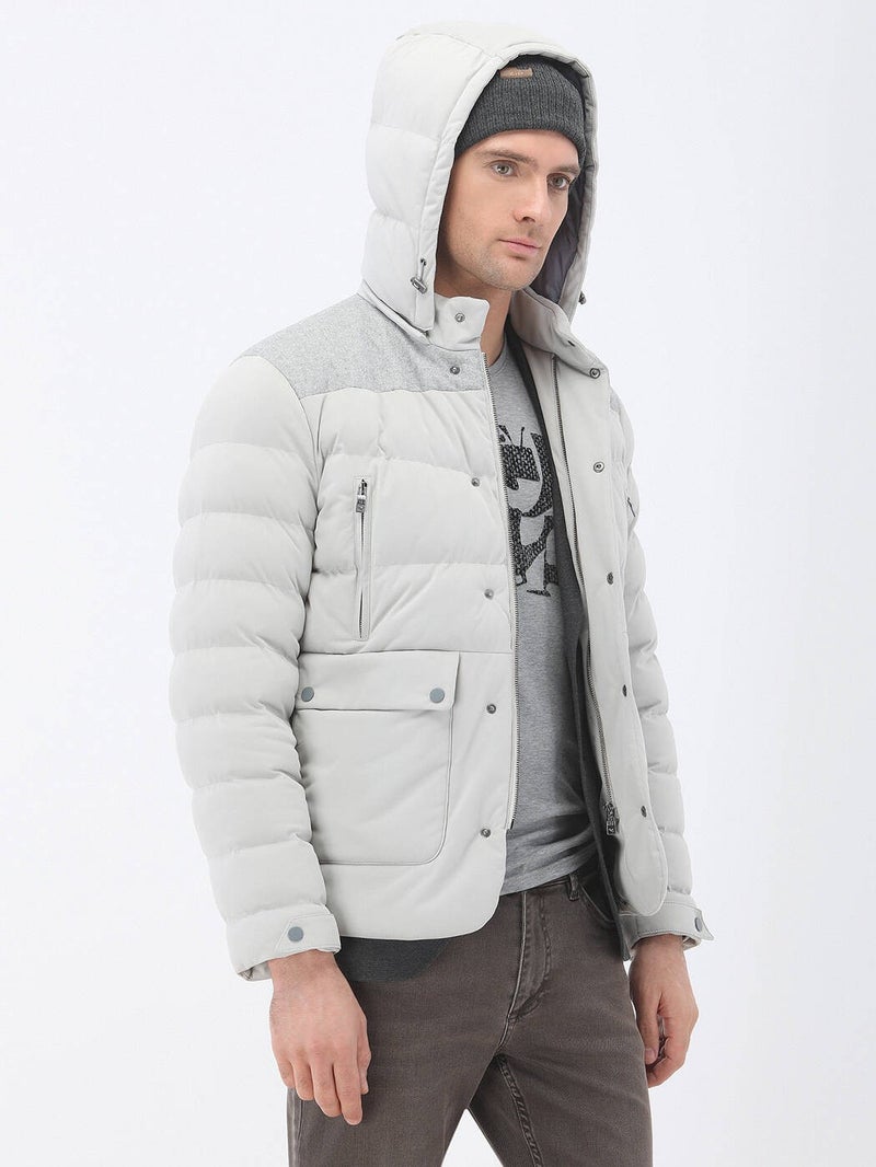 Light Gray Regular Fit Sports Jacket