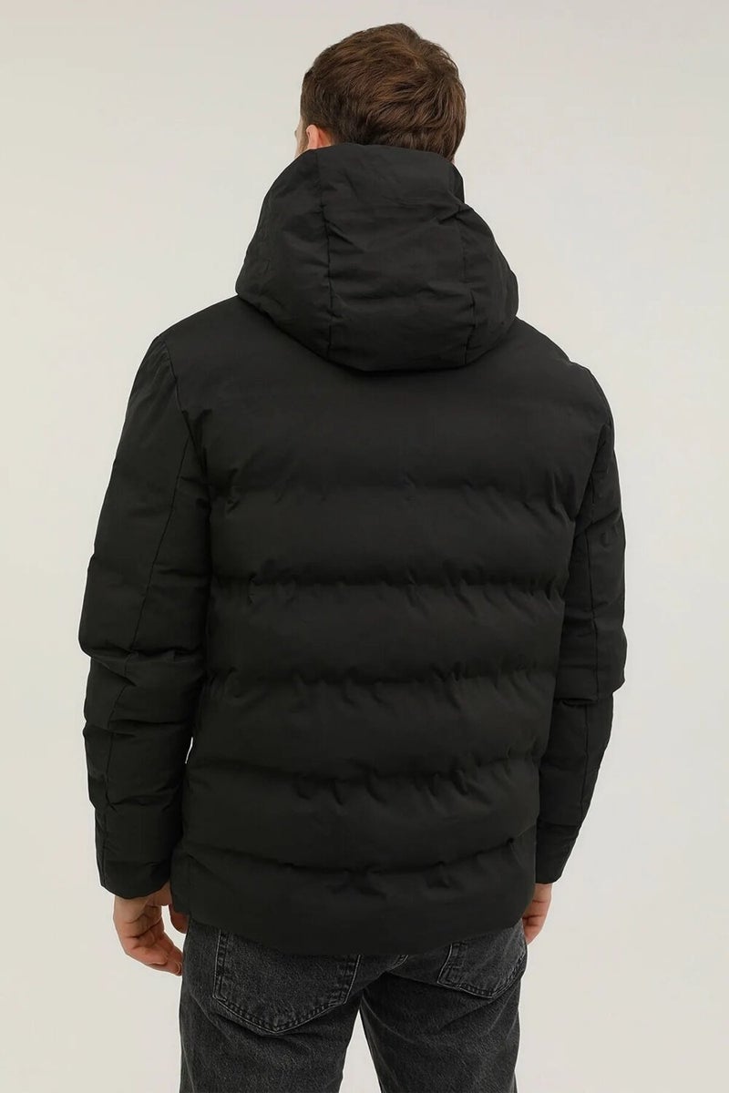 Nolan Coat Men's Puffer Jacket Black V19