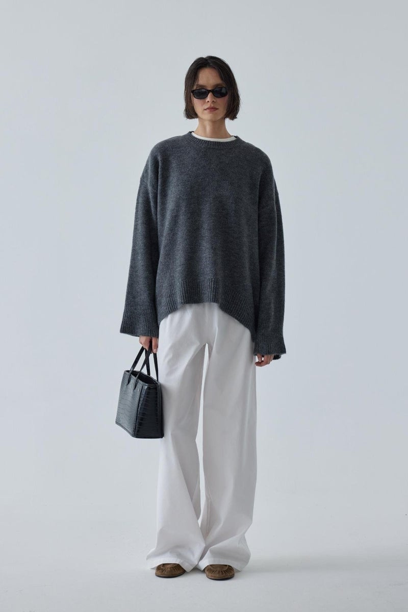 Smoked Lina Basic Sweater