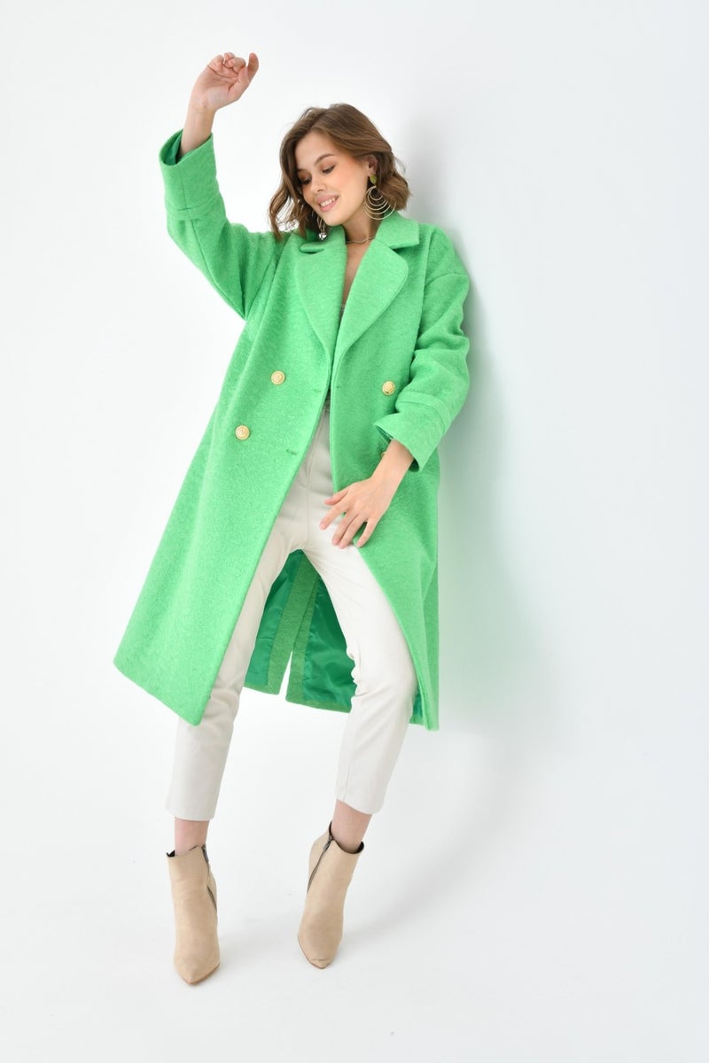 Women's Tie-Dye Cashmere Coat Benetton