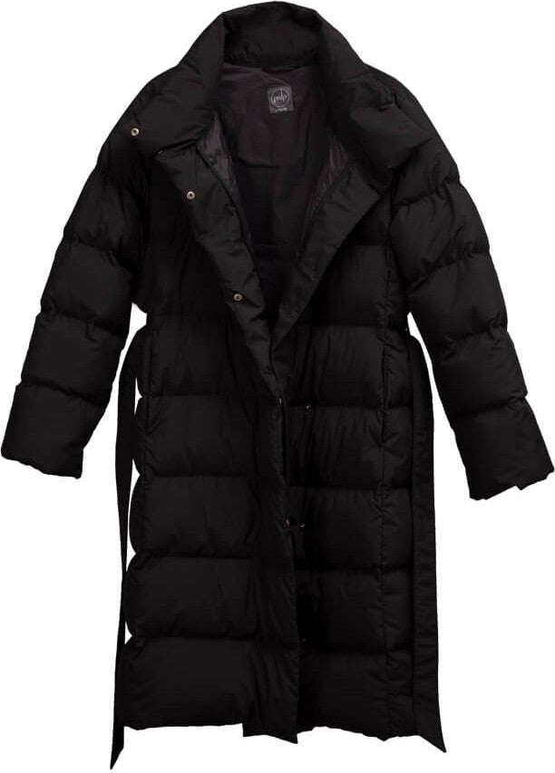 Mona Women's Goose Feather Coat Black L