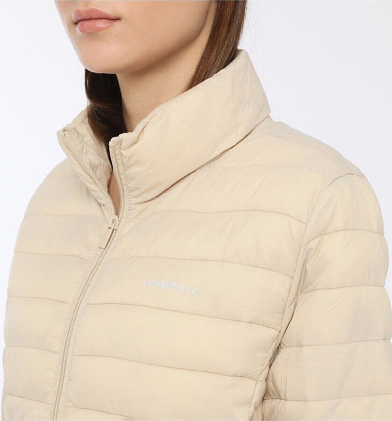 Sn 28 Basic Padded Women's Coat Ecru Xs - Ecru