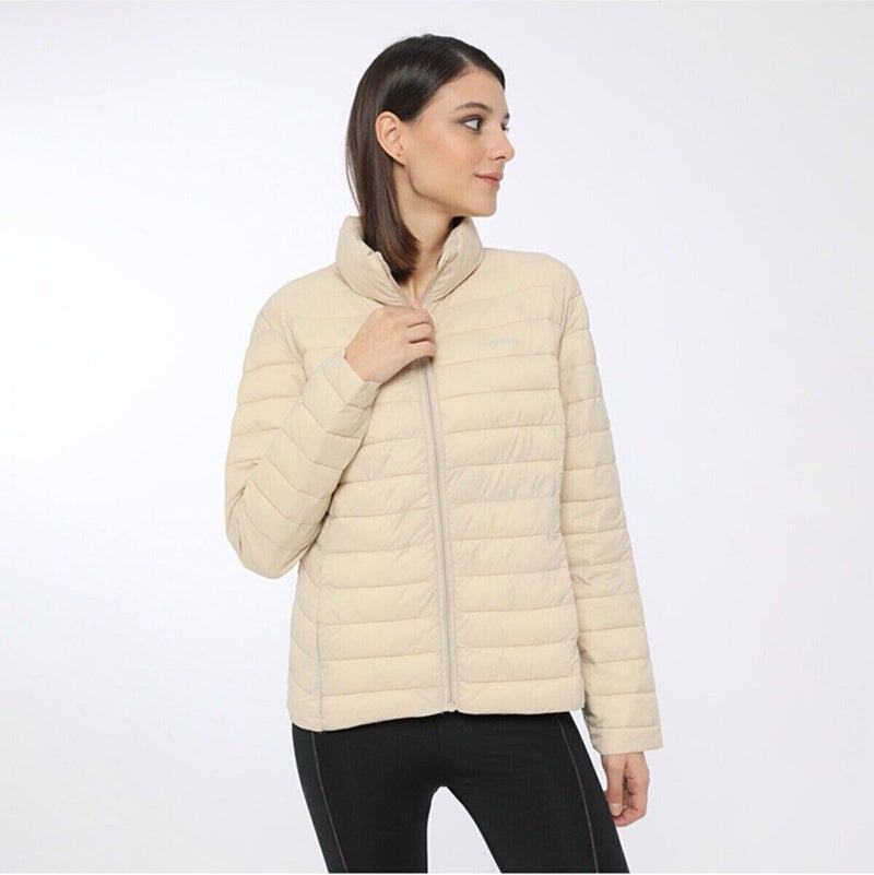 Sn 28 Basic Padded Women's Coat Ecru Xs - Ecru