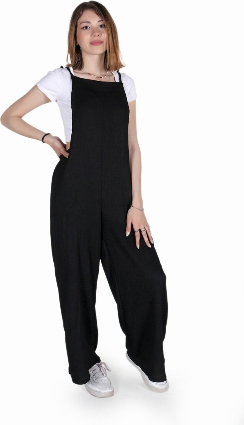 Casual Strappy Loose Cut Summer Women's Jumpsuit IC5104