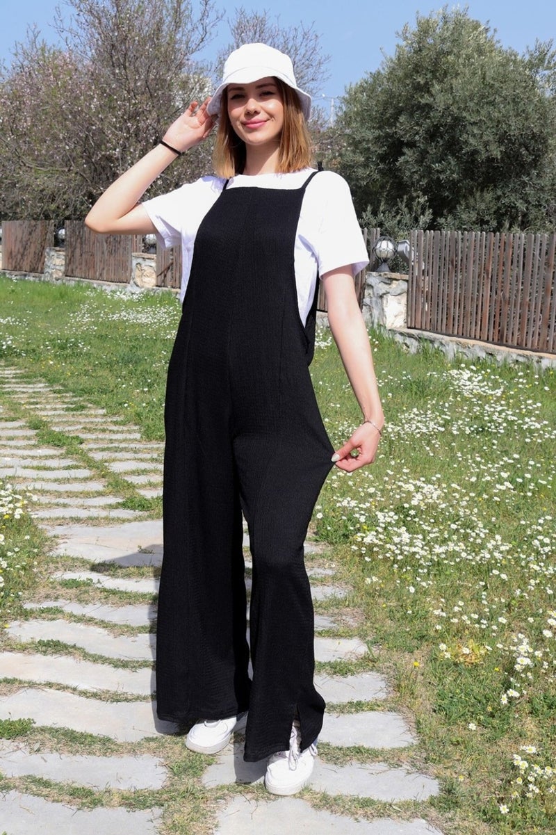 Casual Strappy Loose Cut Summer Women's Jumpsuit DIS5104