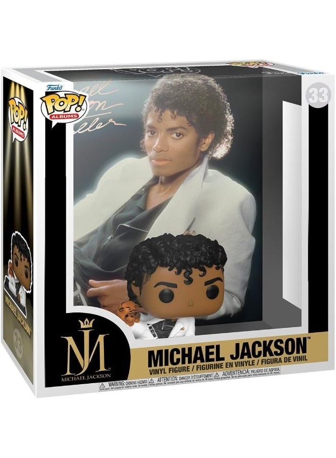 Funko Pop! Albums: Michael Jackson - MJ - Thriller - Music - Collectable Vinyl Figure - Gift Idea - Official Merchandise - Toys for Kids & Adults - Music Fans - Model Figure for Collectors