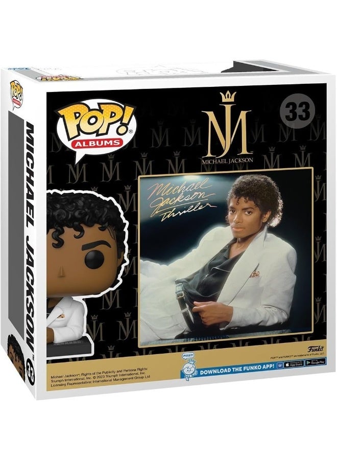 Funko Pop! Albums: Michael Jackson - MJ - Thriller - Music - Collectable Vinyl Figure - Gift Idea - Official Merchandise - Toys for Kids & Adults - Music Fans - Model Figure for Collectors