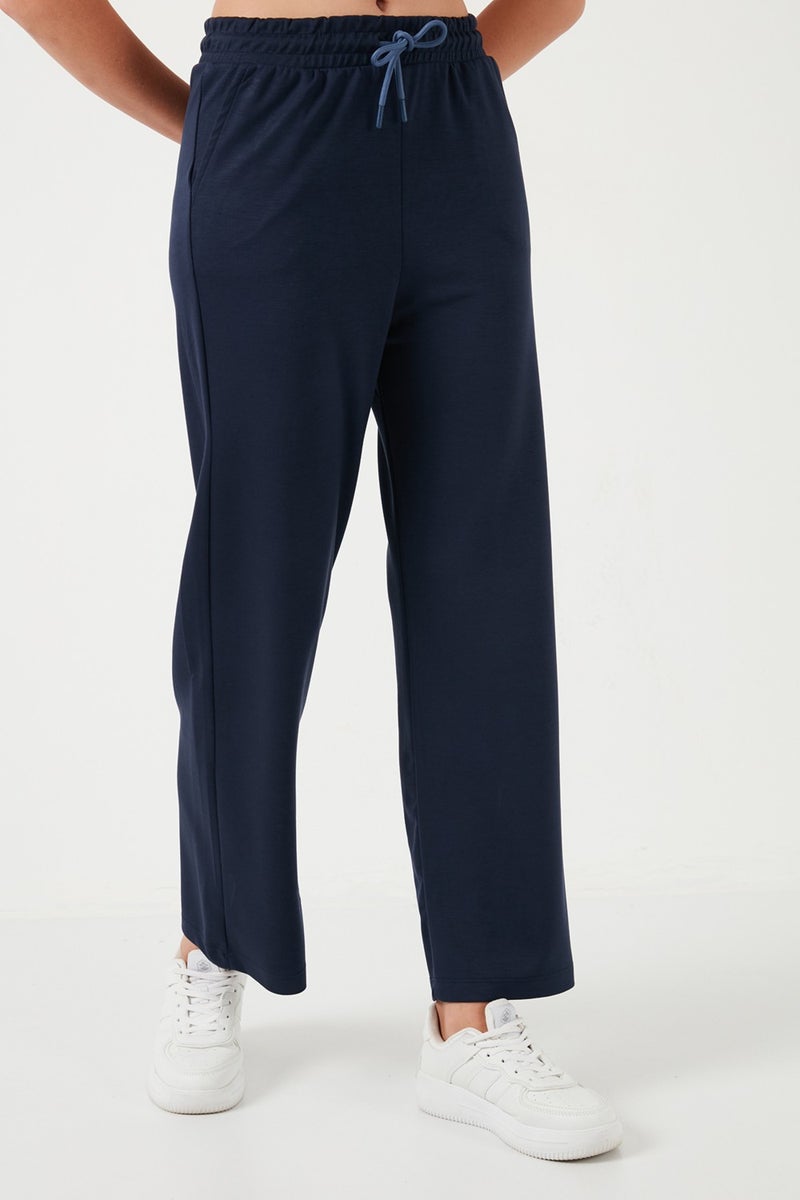 Stretch Wide Leg Regular Fit Oysho Fabric Sweatpants Women's Sweatpants 5865881